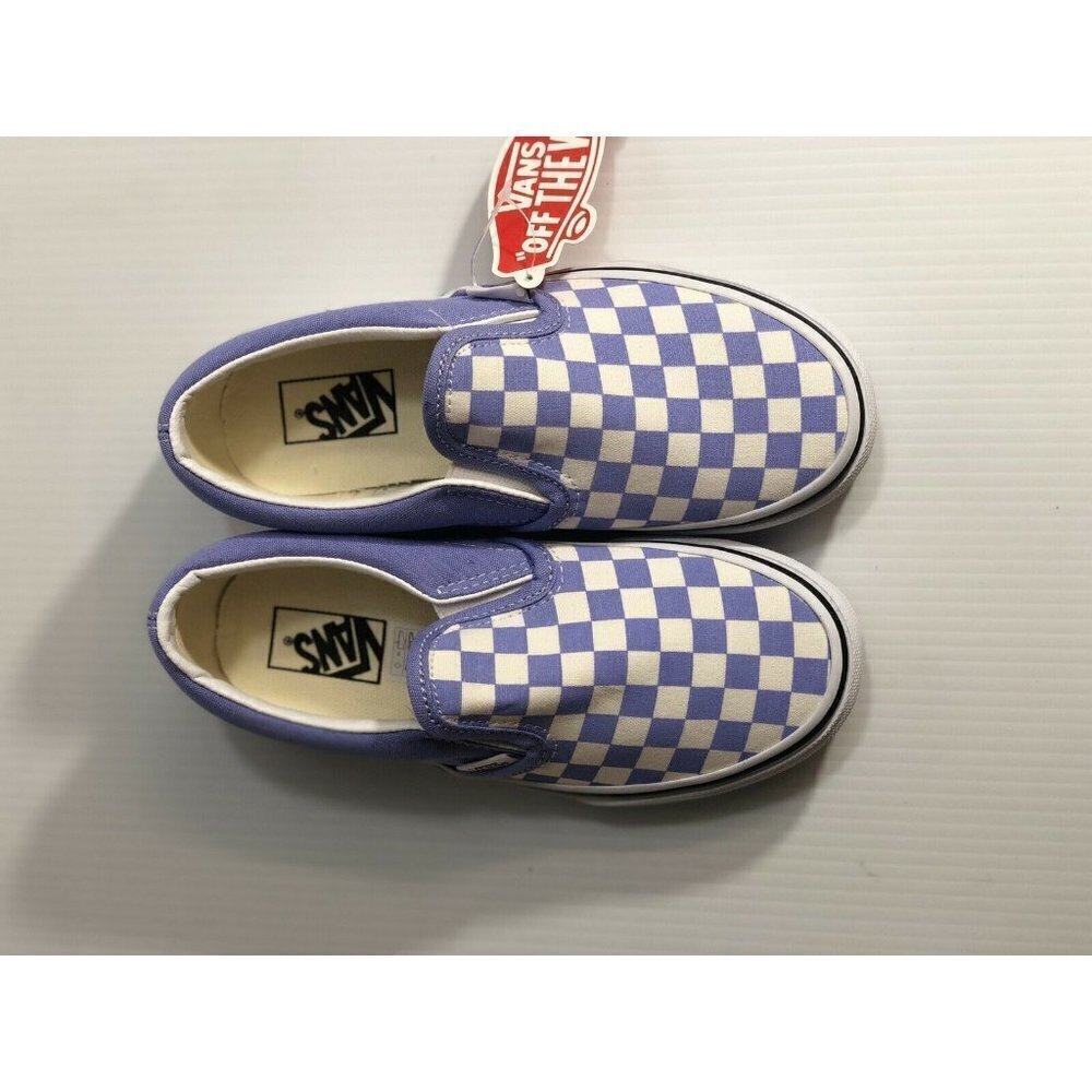 Vans Classic Slip On (Checkerboard) Pale Iris shoes - Picture 12 of 13